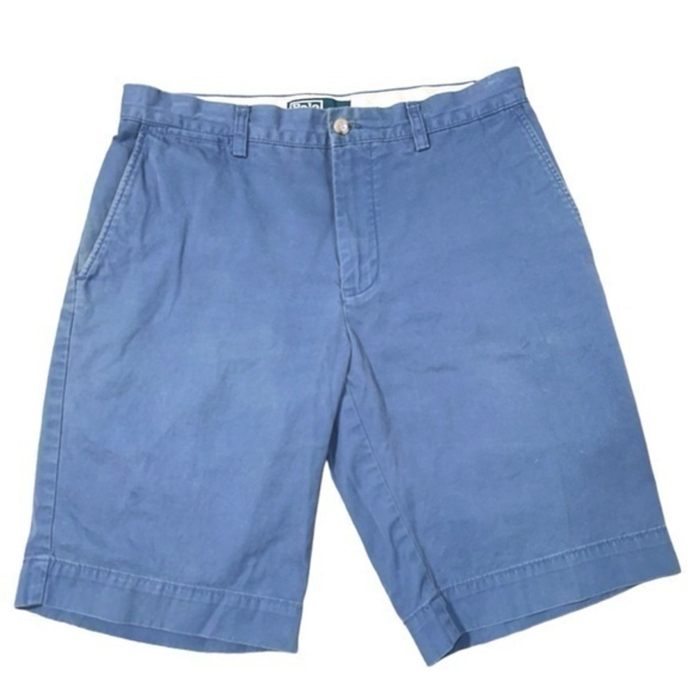 Polo Ralph Lauren Vintage Men’s Size 30 Light Blue Cotton Chino Bermuda Shorts